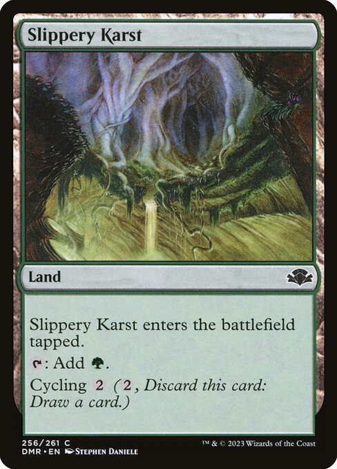 Slippery Karst (256) [Dominaria Remastered]