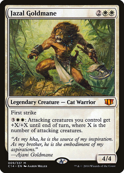 Jazal Goldmane (9) [Commander 2014]