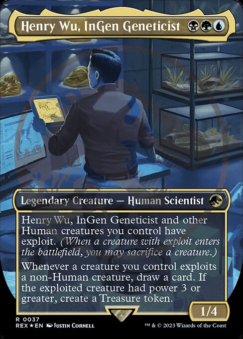 Henry Wu, InGen Geneticist (37) [Jurassic World Collection] [Borderless]