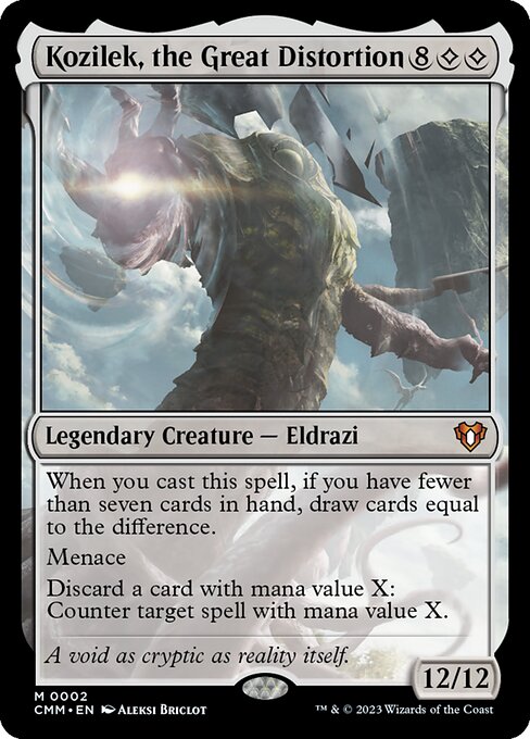 Kozilek, the Great Distortion (2) [Commander Masters]