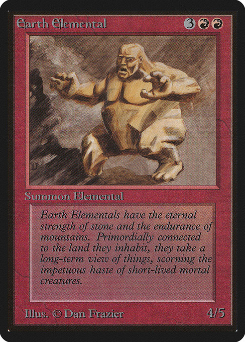 Earth Elemental (145) [Limited Edition Beta]