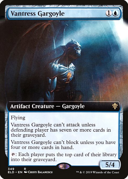Vantress Gargoyle (349) [Throne of Eldraine] [Extended Art]