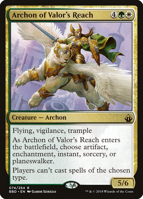Archon of Valor's Reach (74) [Battlebond]