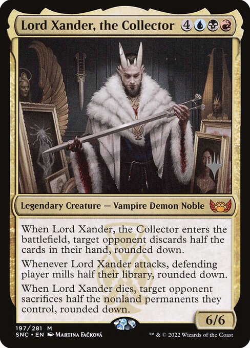 Lord Xander, the Collector (197p) [Streets of New Capenna Promos]