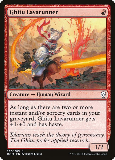 Ghitu Lavarunner (127) [Dominaria]