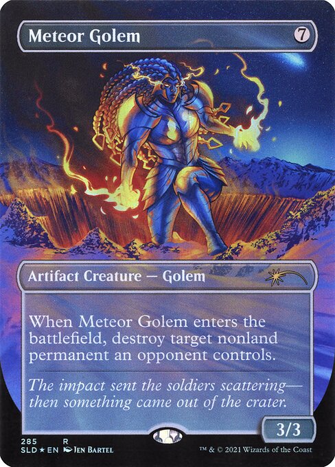 Meteor Golem (285) [Secret Lair Drop] [Borderless]
