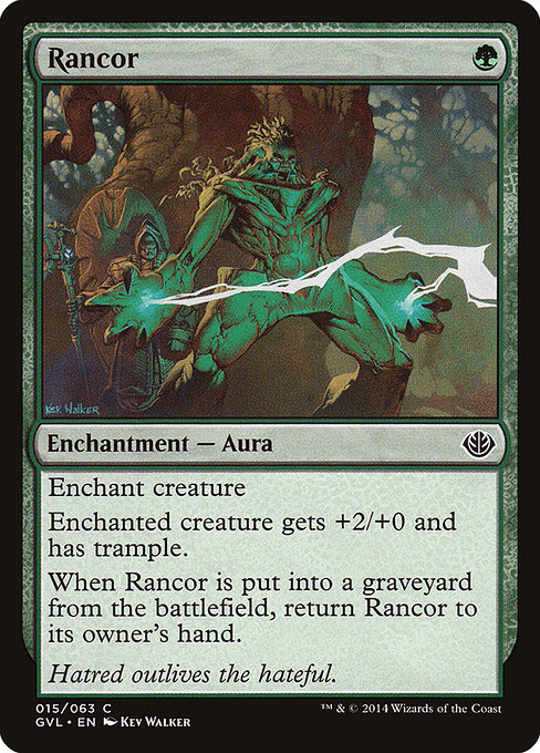 Rancor (15) [Duel Decks Anthology: Garruk vs. Liliana]