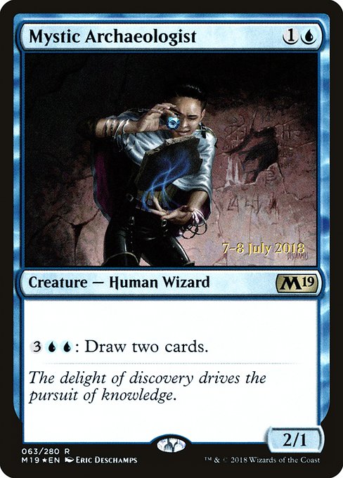 Mystic Archaeologist (63s) [Core Set 2019 Promos]