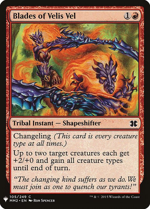 Blades of Velis Vel (MM2-105) [The List]