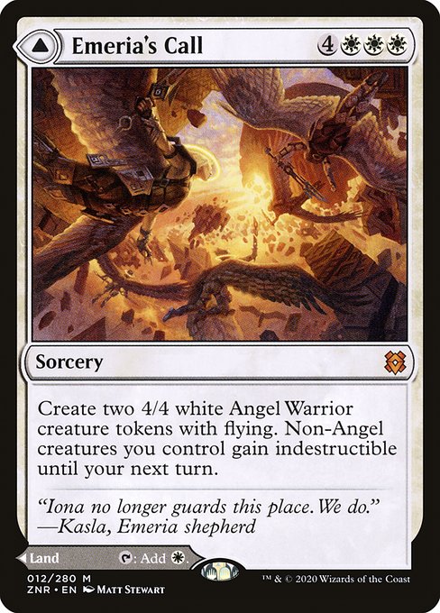 Emeria's Call // Emeria, Shattered Skyclave (12) [Zendikar Rising]