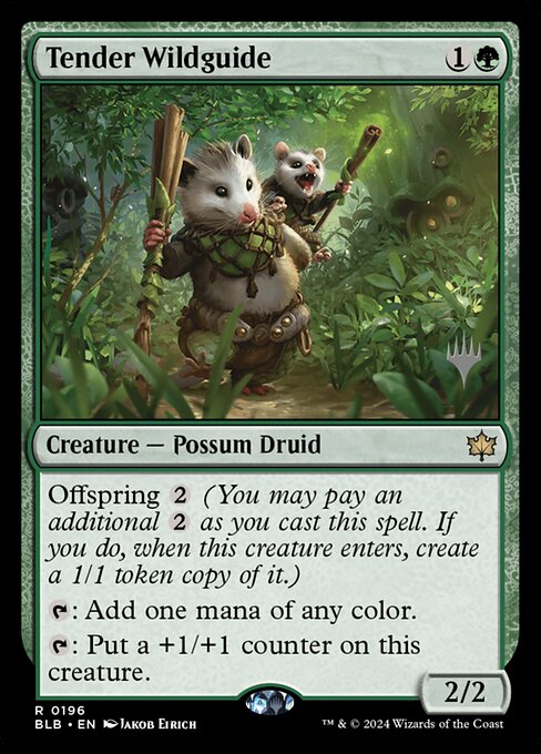 Tender Wildguide (196p) [Bloomburrow Promos]