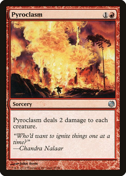 Pyroclasm (63) [Duel Decks: Heroes vs. Monsters]