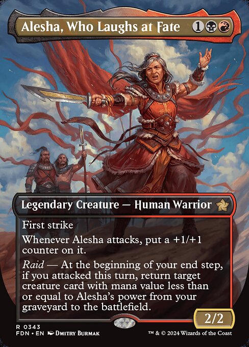 Alesha, Who Laughs at Fate (343) [Foundations]