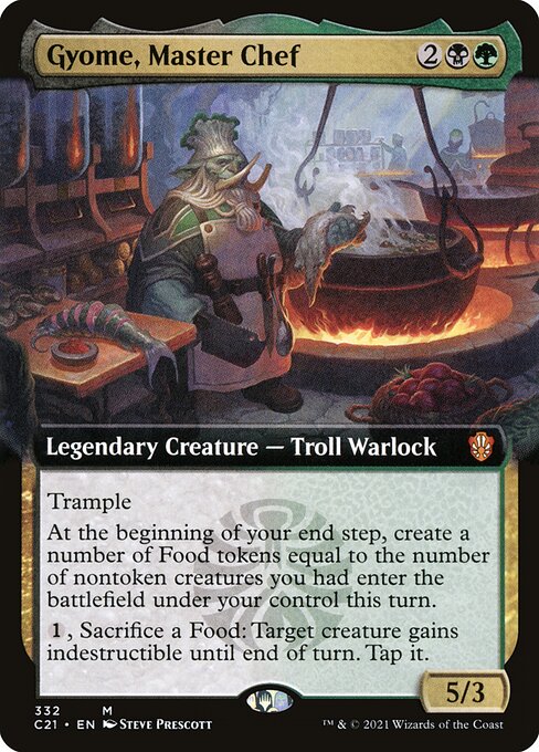 Gyome, Master Chef (332) [Commander 2021] [Extended Art]