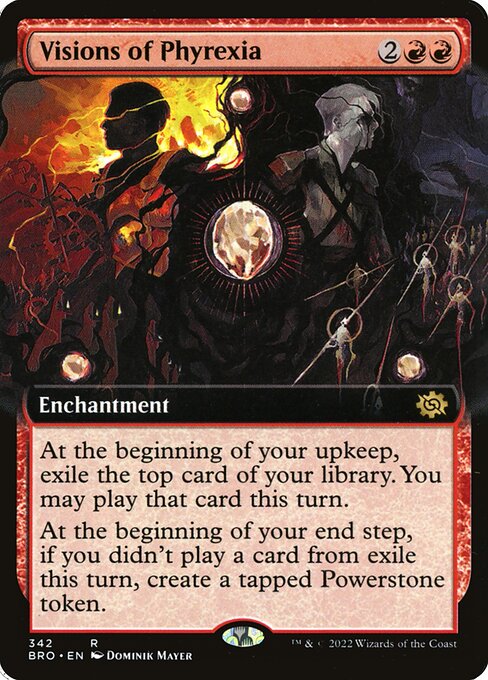 Visions of Phyrexia (342) [The Brothers' War] [Extended Art]