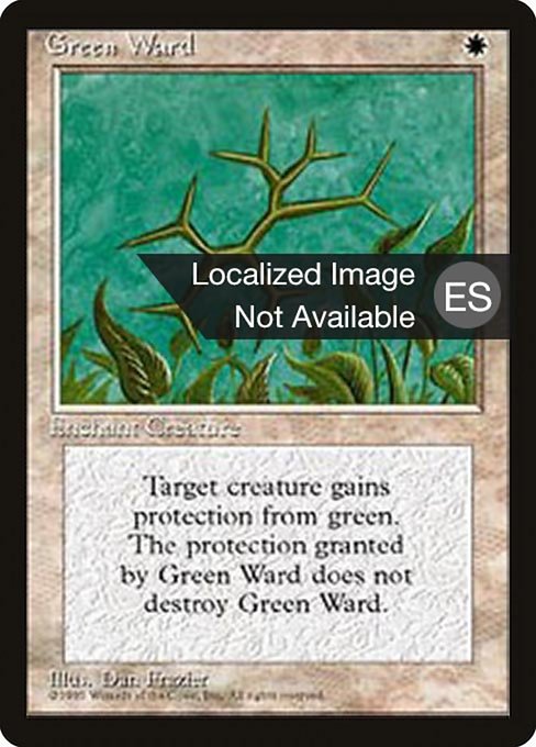 Green Ward (27) [Fourth Edition Foreign Black Border]