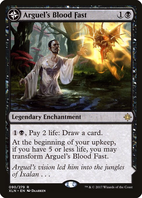 Arguel's Blood Fast // Temple of Aclazotz (90) [Ixalan]