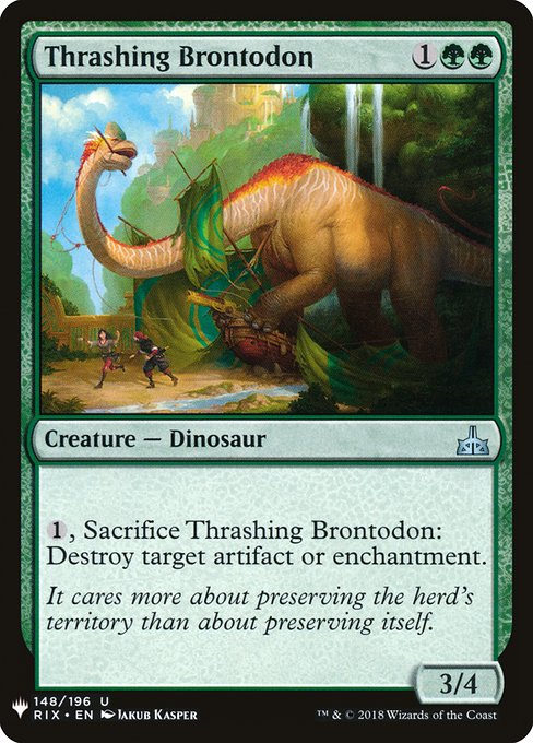 Thrashing Brontodon (RIX-148) [The List]