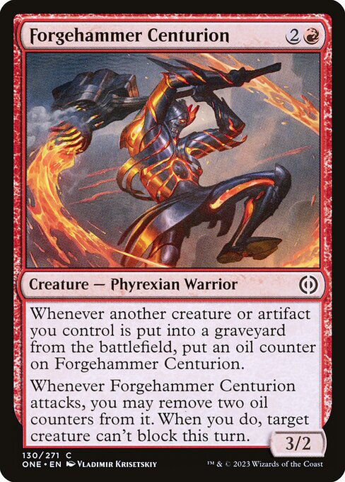 Forgehammer Centurion (130) [Phyrexia: All Will Be One]