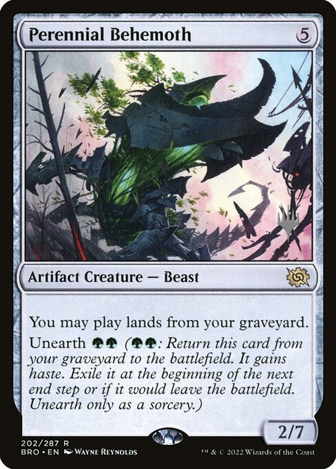 Perennial Behemoth (202p) [The Brothers' War Promos]