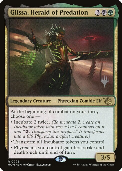 Glissa, Herald of Predation (226p) [March of the Machine Promos]