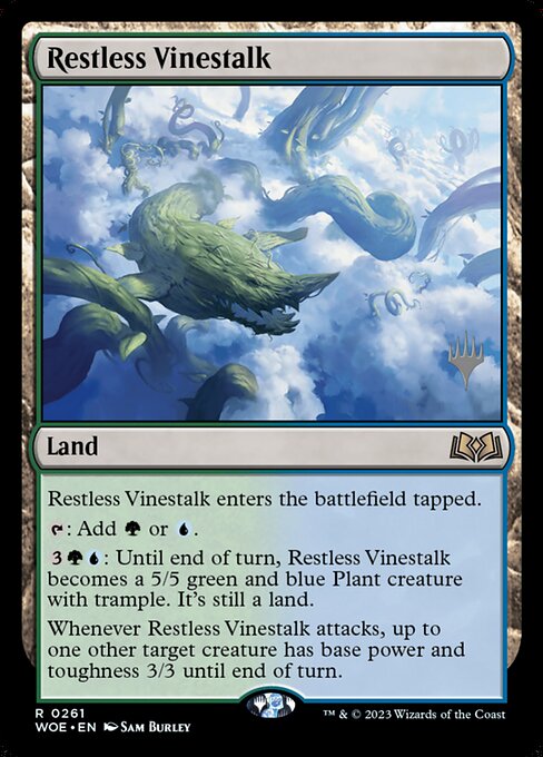 Restless Vinestalk (261p) [Wilds of Eldraine Promos]