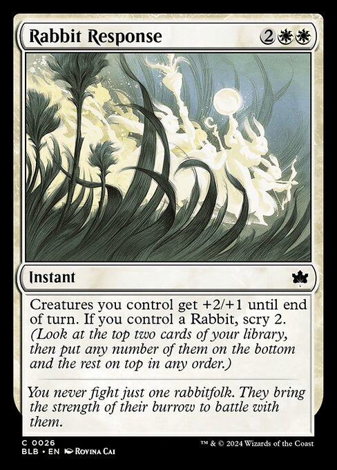 Rabbit Response (26) [Bloomburrow]