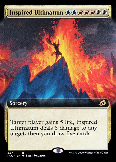 Inspired Ultimatum (337) [Ikoria: Lair of Behemoths] [Extended Art]