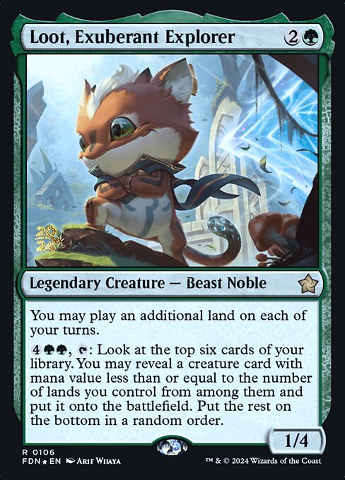 Loot, Exuberant Explorer (106s) [Foundations Promos]