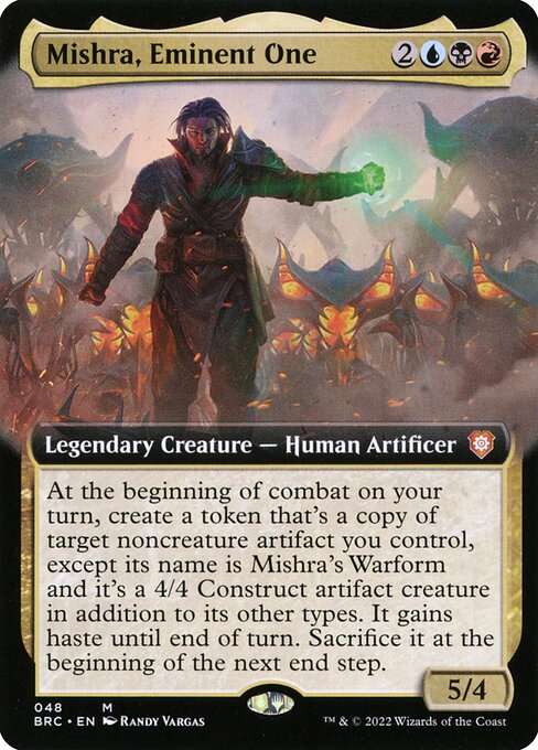 Mishra, Eminent One (48) [The Brothers' War Commander] [Extended Art]