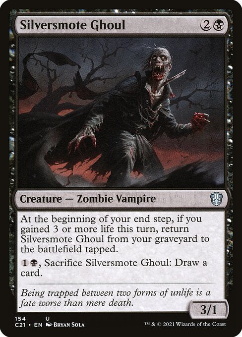 Silversmote Ghoul (154) [Commander 2021]