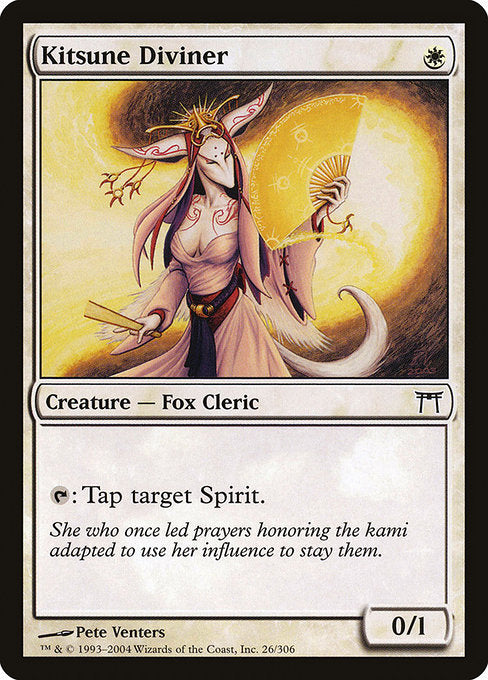Kitsune Diviner (26) [Champions of Kamigawa]