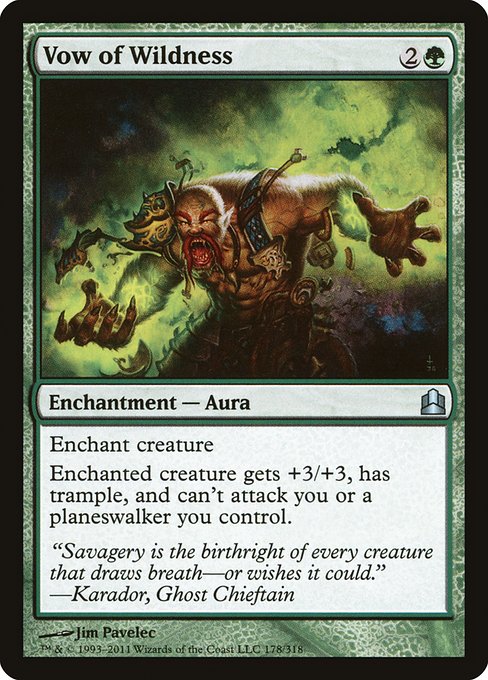 Vow of Wildness (178) [Commander 2011]