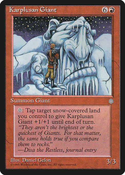Karplusan Giant (196) [Ice Age]