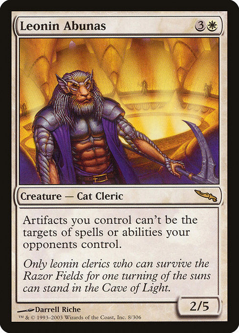 Leonin Abunas (8) [Mirrodin]