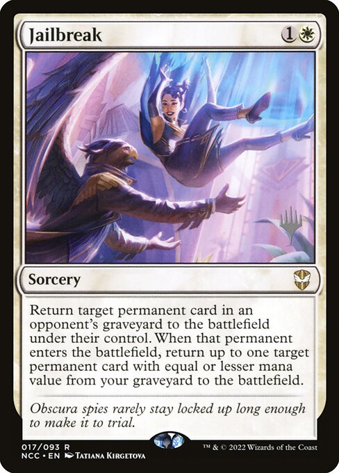 Jailbreak (17p) [New Capenna Commander Promos]