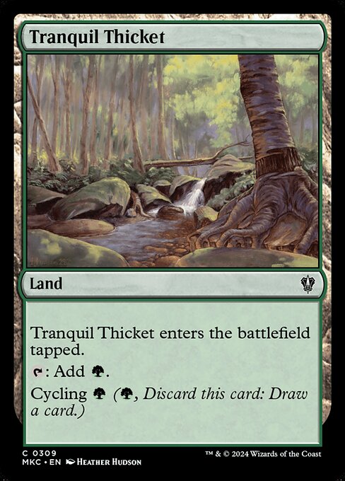 Tranquil Thicket (309) [Murders at Karlov Manor Commander]