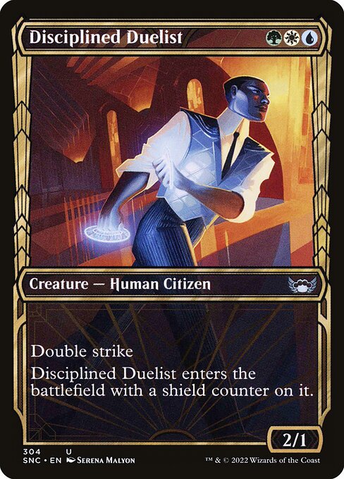 Disciplined Duelist (304) [Streets of New Capenna] [Showcase]