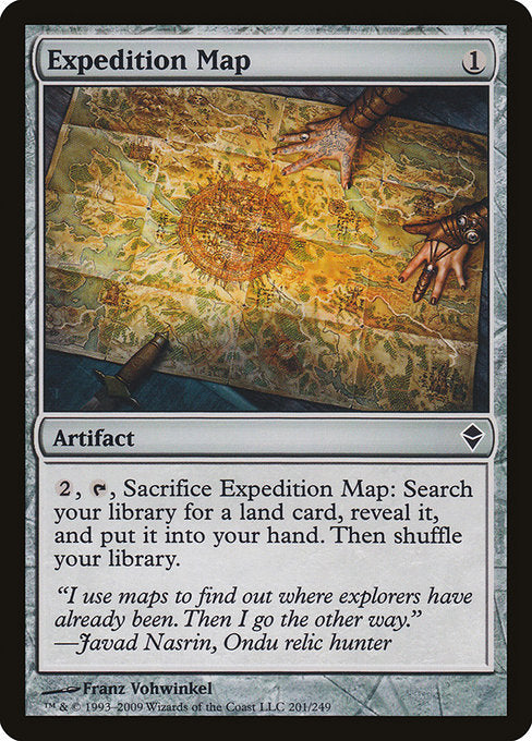 Expedition Map (201) [Zendikar]