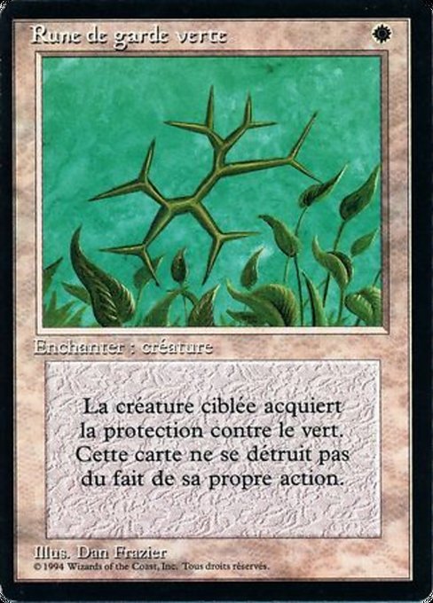 Green Ward (20) [Foreign Black Border]