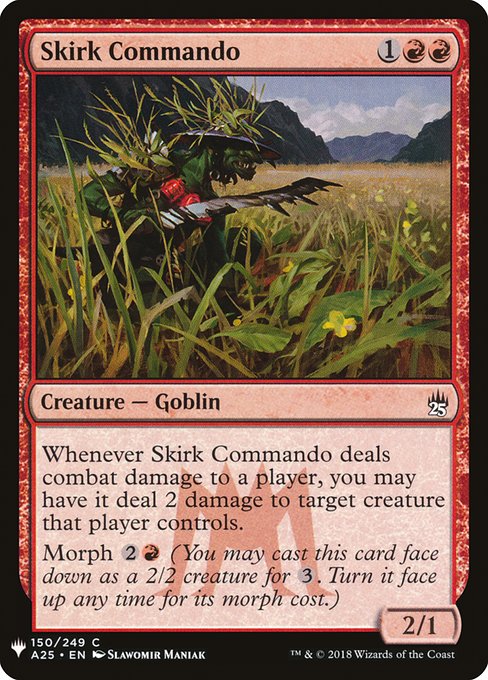 Skirk Commando (A25-150) [The List]