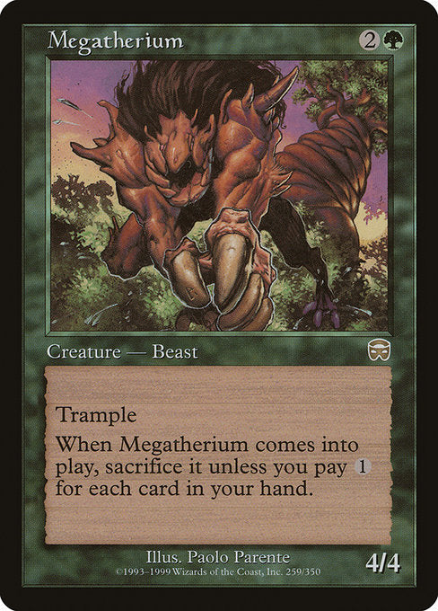Megatherium (259) [Mercadian Masques]