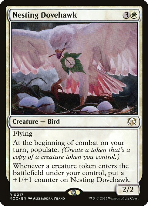 Nesting Dovehawk (17) [March of the Machine Commander]