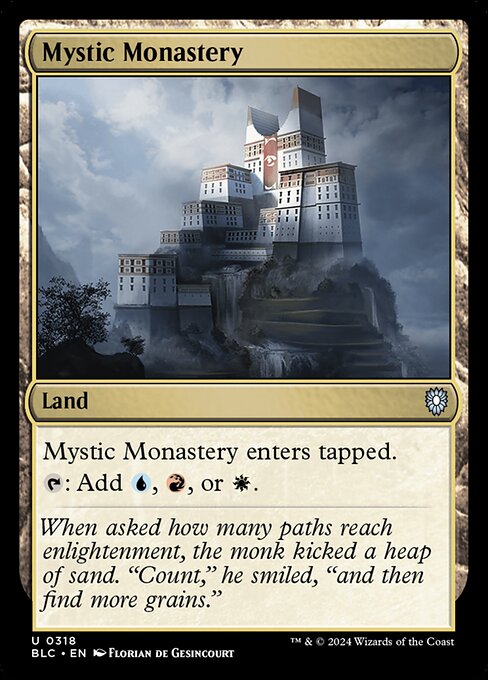 Mystic Monastery (318) [Bloomburrow Commander]