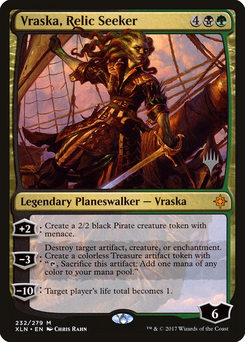 Vraska, Relic Seeker (232p) [Ixalan Promos]
