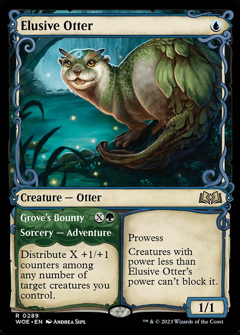 Elusive Otter // Grove's Bounty (289) [Wilds of Eldraine] [Showcase]