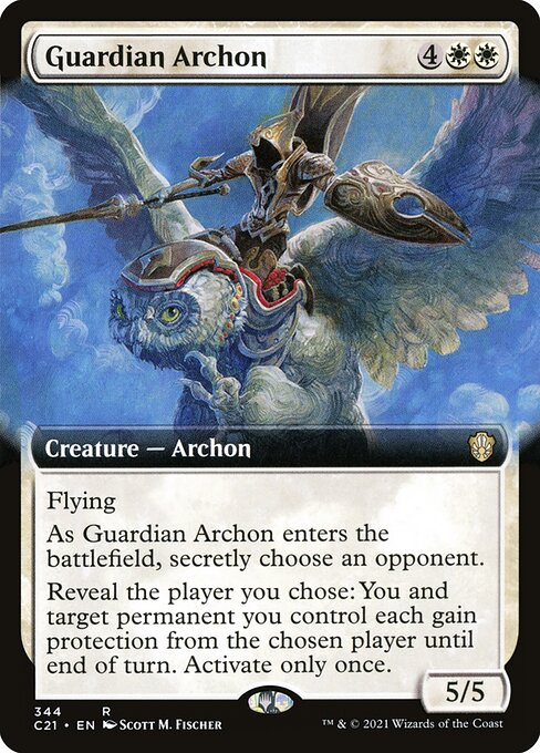 Guardian Archon (344) [Commander 2021] [Extended Art]