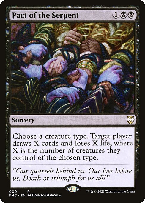 Pact of the Serpent (9) [Kaldheim Commander]
