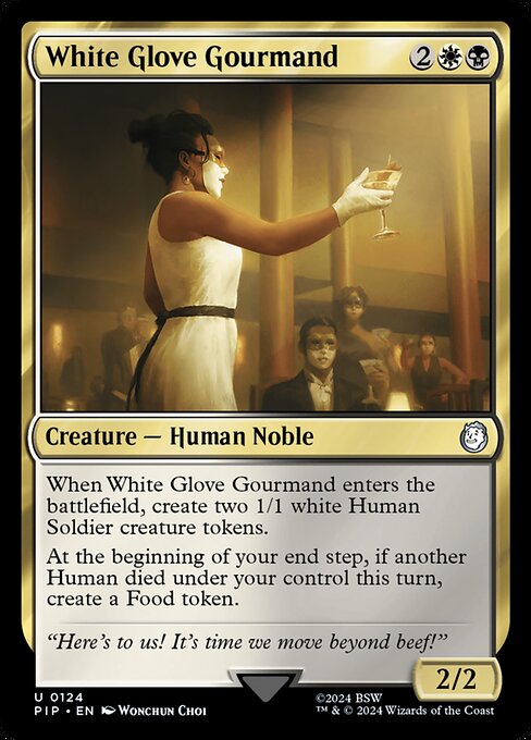 White Glove Gourmand (124) [Fallout]