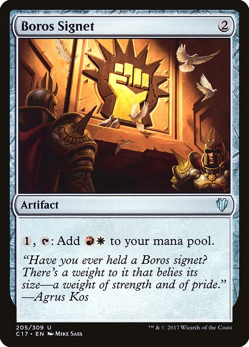 Boros Signet (205) [Commander 2017]